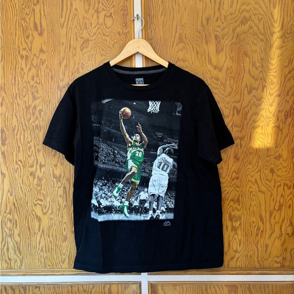 Black Graphic Basketball T-Shirt